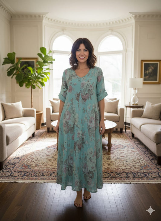 vestido lino