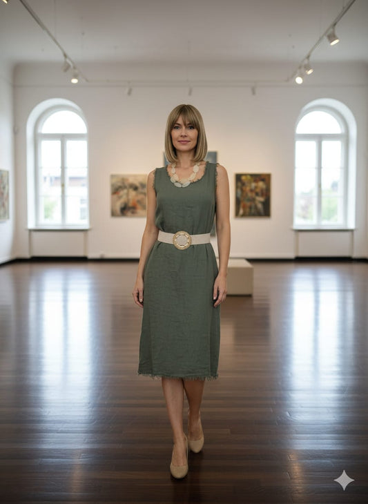 vestido lino