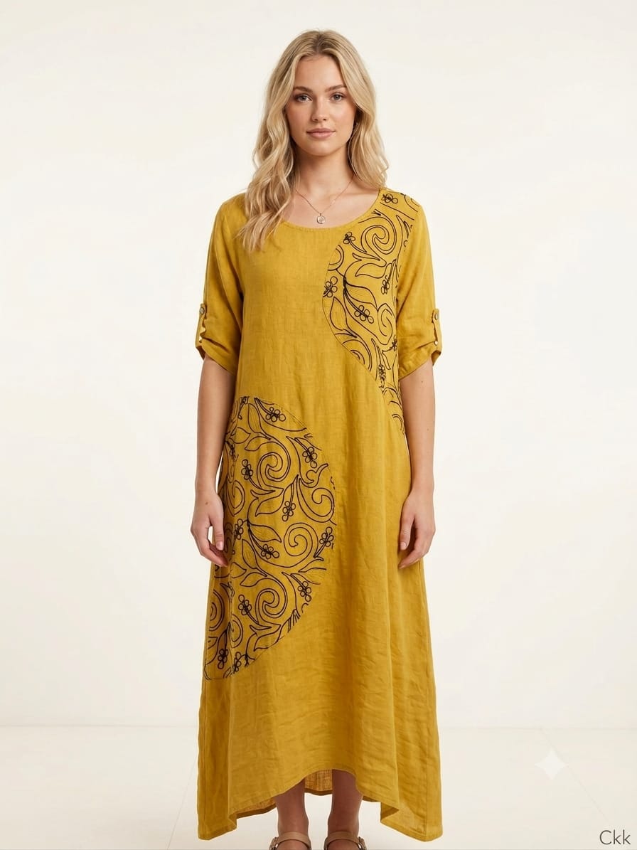 vestido lino