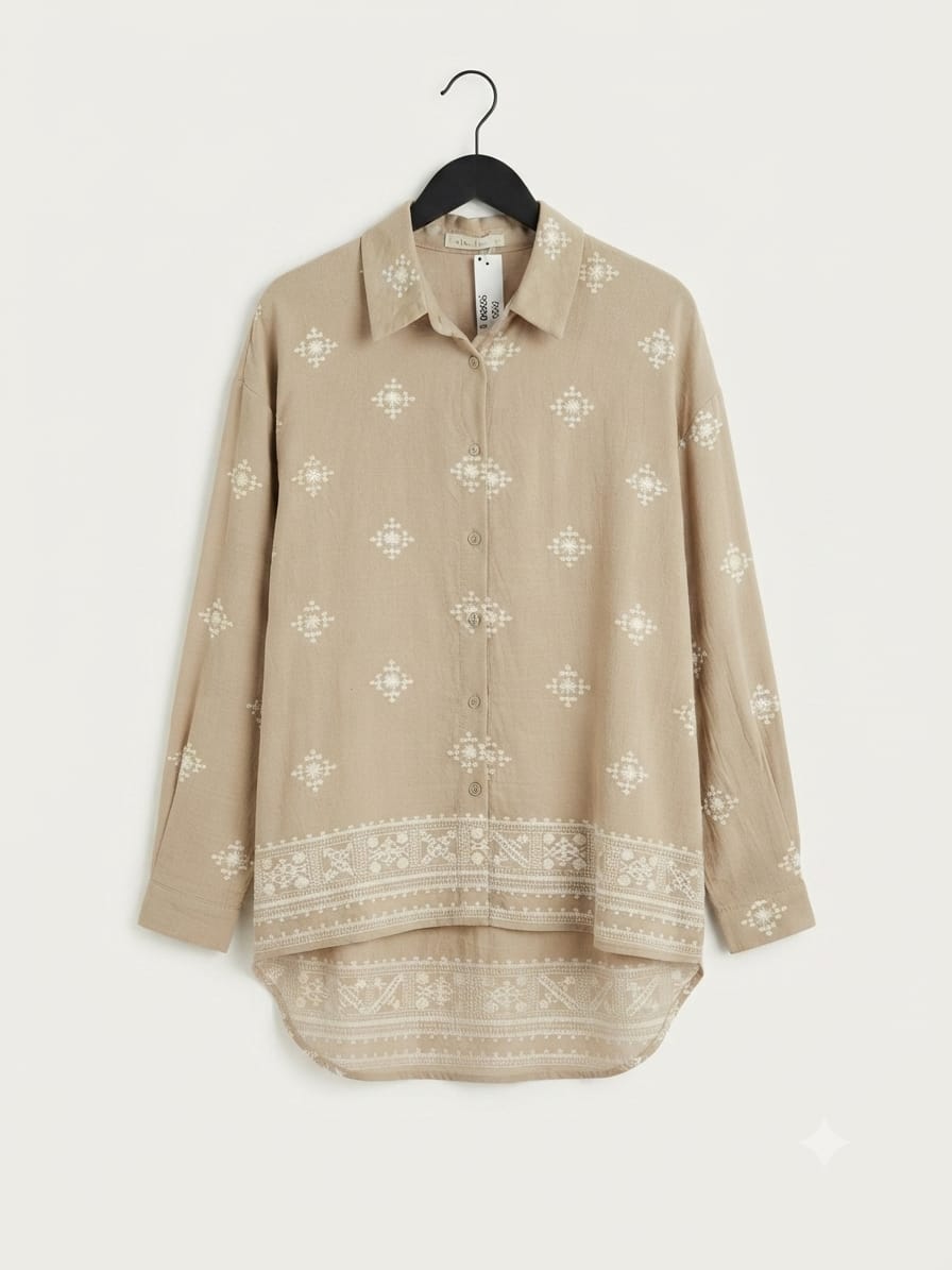 camisa bordada