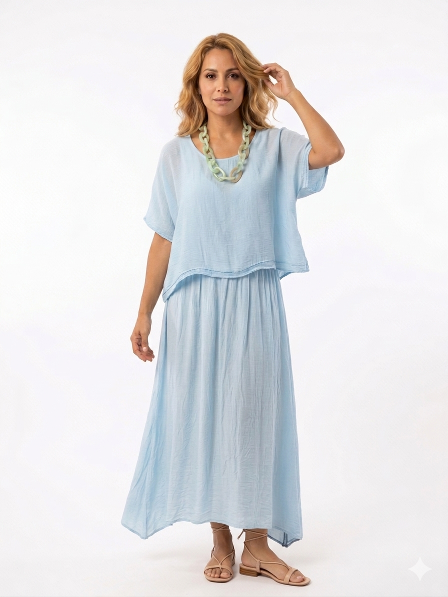 Vestido seda