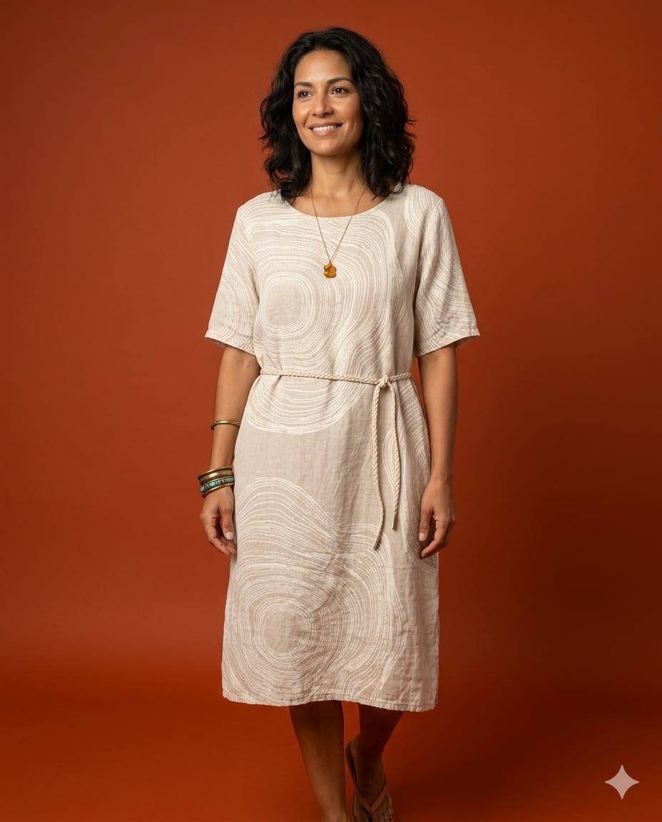 vestido estampado