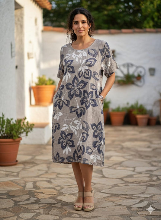 vestido lino corto 2