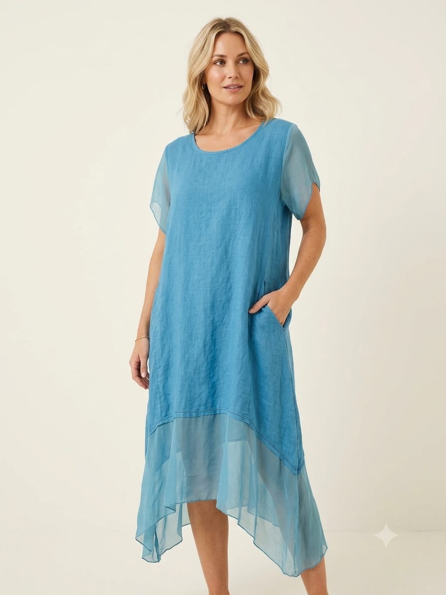 vestido lino