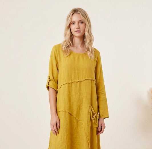 vestido lino