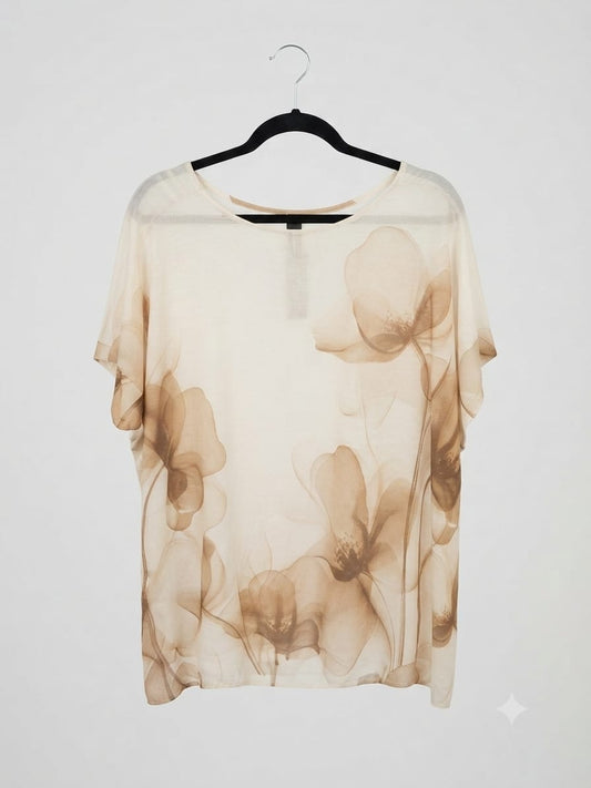 blusa estampada