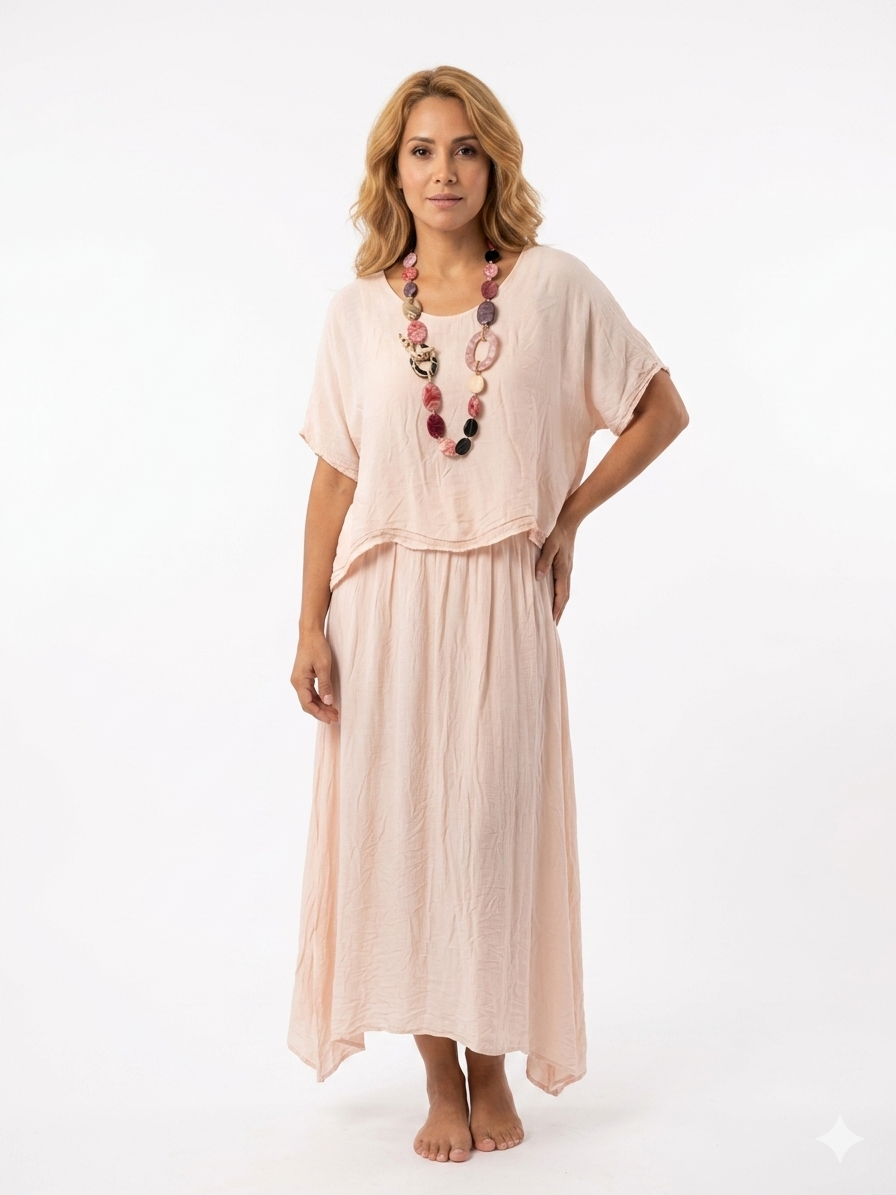 Vestido seda