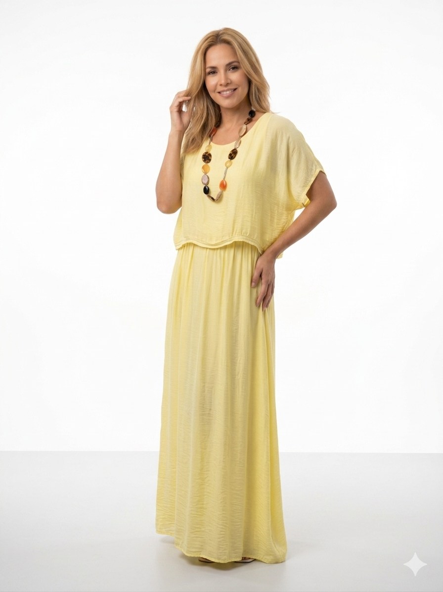 Vestido seda